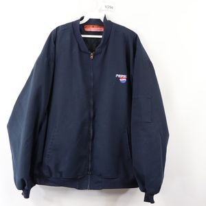 80s Red Kap Mens 2XL XXL Pepsi Co Mechanic Jacket